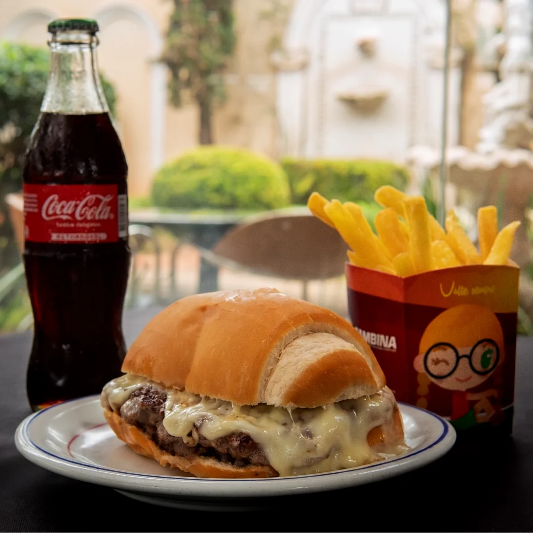 Churrasco com Queijo